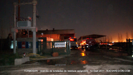 TERMOSAN: El incendio fue por una torpeza TERMOSAN: El incendio fue por una torpeza