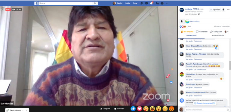 Ciclo Patria Grande: Entrevista con Evo Morales desde el Instituto Patria