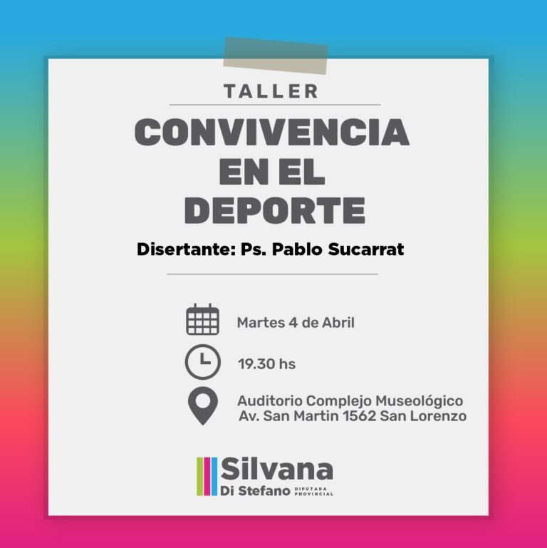 Charla Convivencia en el Deporte