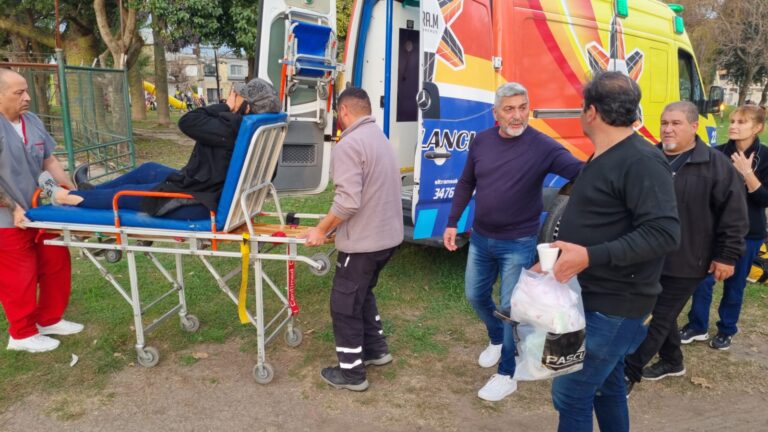 Quiroga: Otra vecina asistida de urgencia por médicos y ambulancias del SITRAM Salud