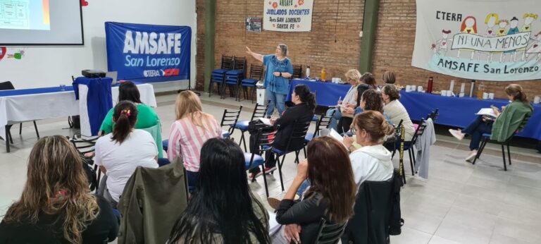 AMSAFE informa: Taller de Escritura Académica. Formación Concurso Ascenso. Taller ESI en Escuela 549