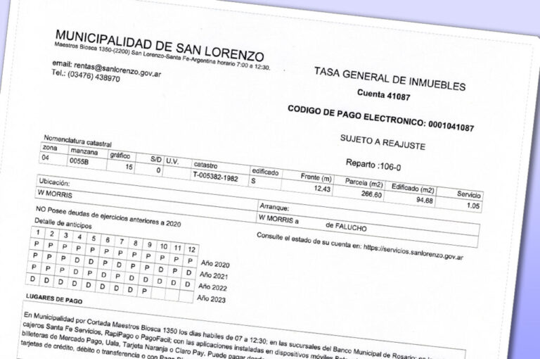 Renovación de franquicias a jubilados y pensionados para la exención del pago de la TGI y la tasa de Cementerio