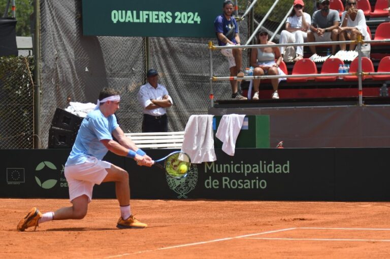 Una fiesta del deporte: debut histórico de la Copa Davis en Rosario