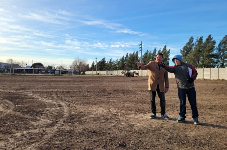 Avanza la obra del Complejo Deportivo en barrio Morando