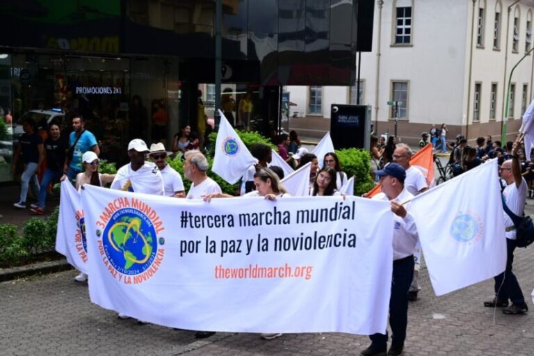 Inició la 3ª Marcha Mundial por la Paz y la Noviolencia: un llamado global a la unidad