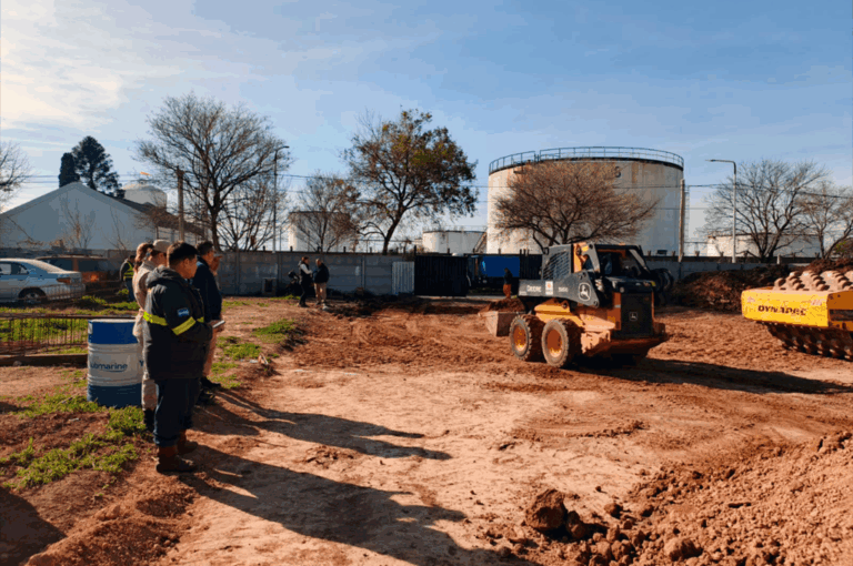 Prefectura construye en San Lorenzo una estación de Salvamento, Incendio y Protección Ambiental