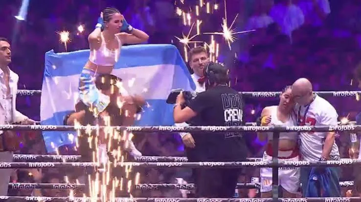 La rosarina Angie Velasco y un triunfazo en La Velada del Año, el evento de boxeo de Ibai Llanos La rosarina Angie Velasco y un triunfazo en La Velada del Año, el evento de boxeo de Ibai Llanos